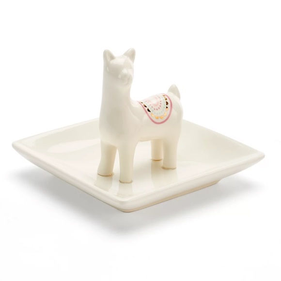 LC Lauren Conrad Other - NWT LC Lauren Conrad Festive Llama Ring Holder Trinket Tray
